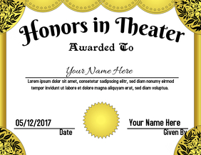 Certificate of Attendance Template | PosterMyWall