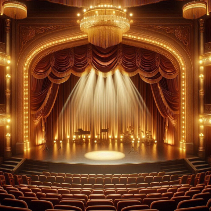 Theater stage Template | PosterMyWall