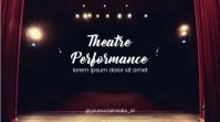 theatre performance video template Tampilan Digital (16:9)