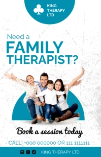 Therapy Session Flyer Tabloid template