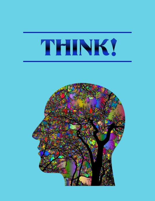 Think! Flyer (US Letter) template