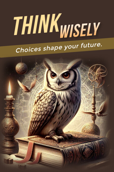 Think Poster template