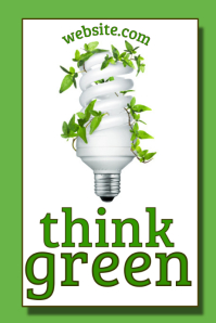 customizable design templates for go green postermywall go green flyer templates