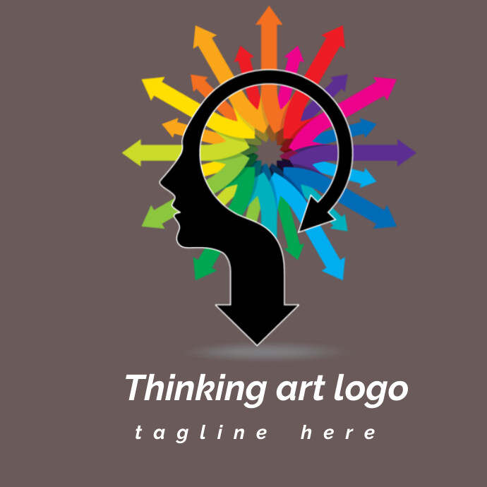 Thinking logo design Template | PosterMyWall