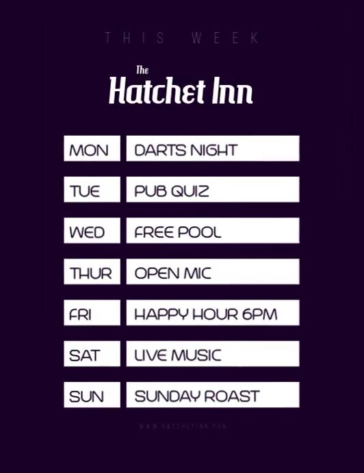 This Week Events List Template | PosterMyWall