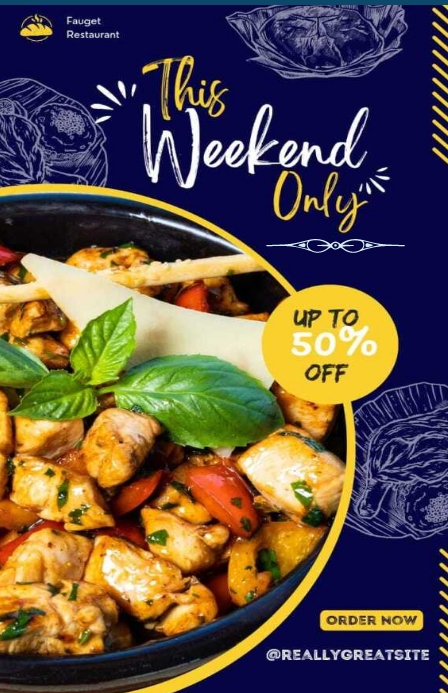 Weekend Only Form this weekend only Template | PosterMyWall
