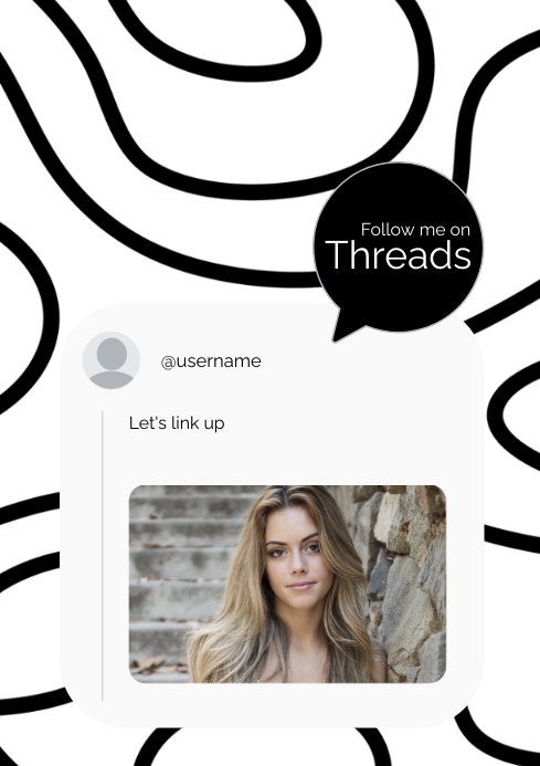 Threads Flyer Template | PosterMyWall