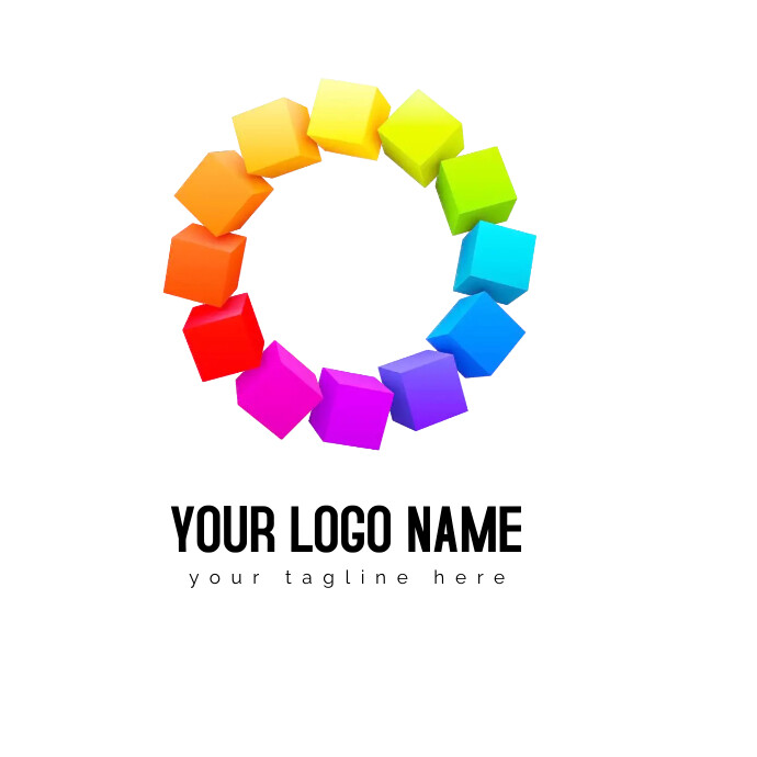 Copy of Three-dimensional space Color 3D computer gra | PosterMyWall