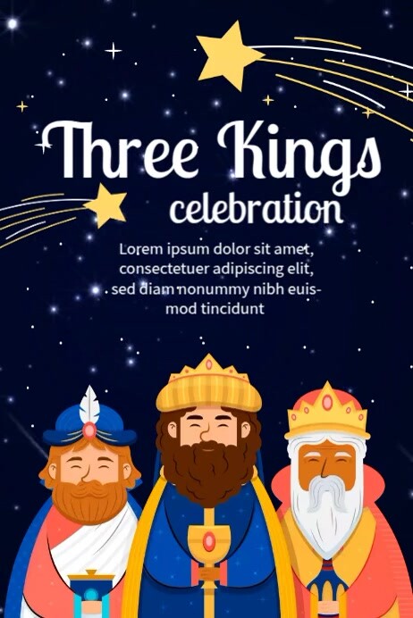 3 Kings Display Example Three King Event Template | PosterMyWall