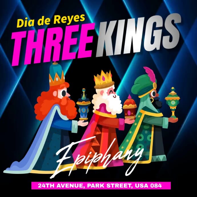 Kings Invite Three Kings Celebration Template | PosterMyWall