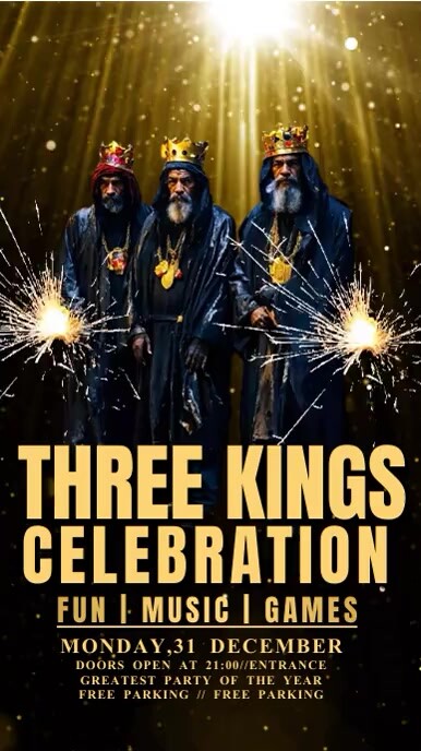 3 Kings Display Example Three Kings Celebration Template | PosterMyWall