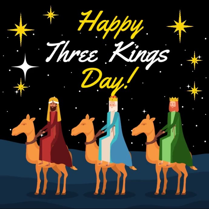 Three Kings Day Template Instagram Post