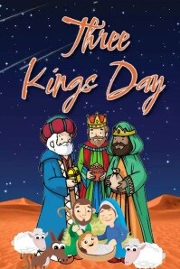 Three Kings Day Video Poster Template | PosterMyWall