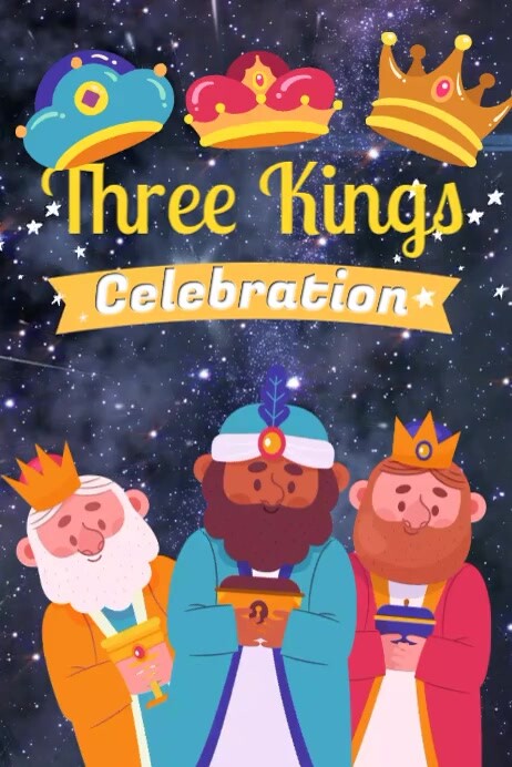 3 Kings Display Example Three Kings Poster Template | PosterMyWall