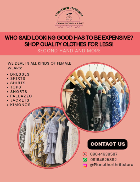 Thrift Store Flyer Designs We've Got One More Sale... The Regal
