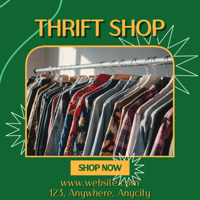 Copy of Thrift Shop Instagram Post | PosterMyWall