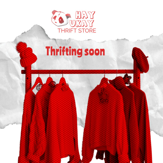 Thrift Store template Iphosti le-Instagram