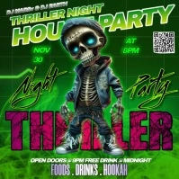 Thriller Party Pos Instagram template