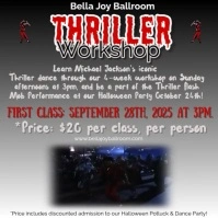 Thriller Workshop Publicación de Instagram template