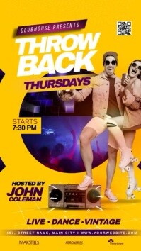 throw back thursday Instagram Story template