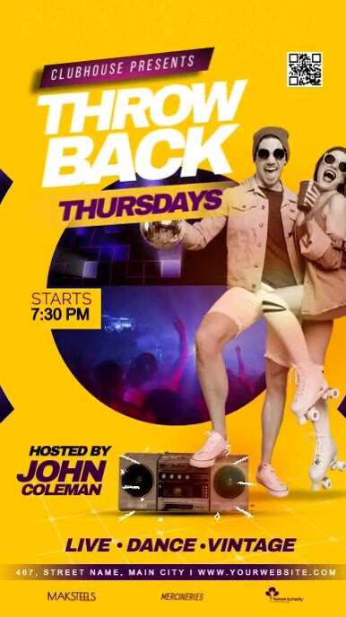 throw back thursday Template | PosterMyWall