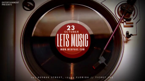 Preto Live Music Event Facebook-covervideo Template