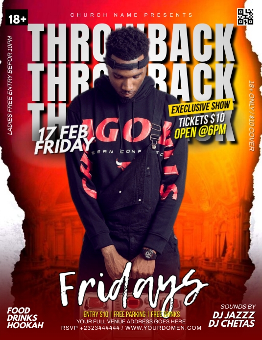 Throwback Fridays Template PosterMyWall