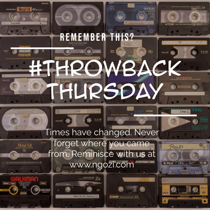 Plantilla de Throwback Instagram Post | PosterMyWall