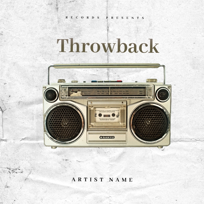 Throwback Rnb Cover Throwback Mixtape Cover Art Template | PosterMyWall