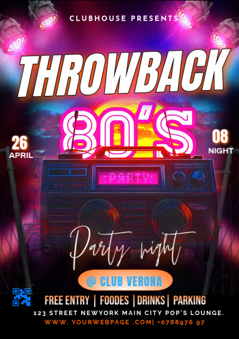 Copy of throwback music posters | PosterMyWall