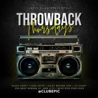 Throwback thursday Instagram Post template