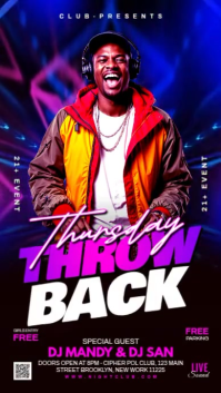 Throwback Thursday Historia de Instagram template