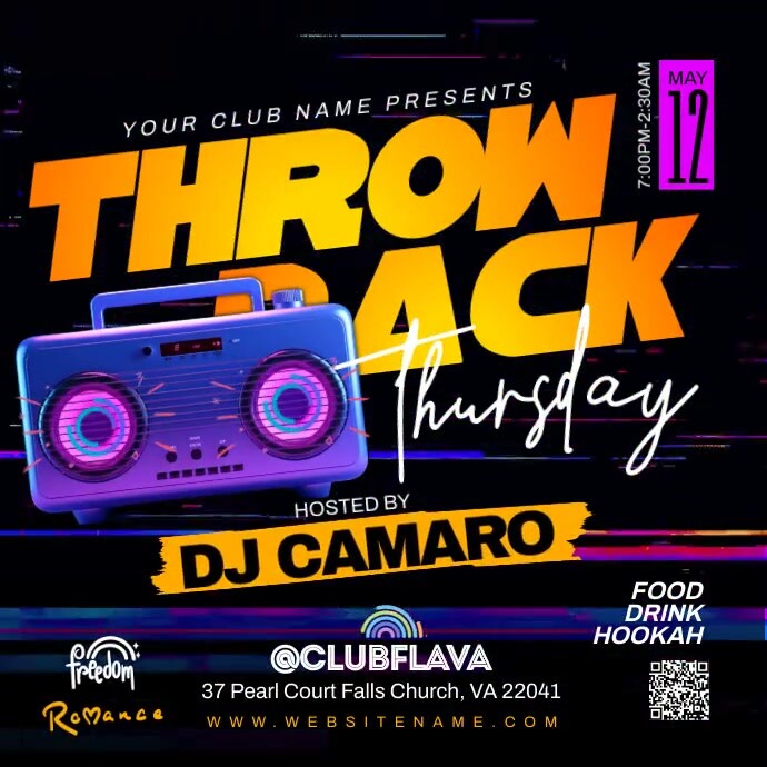 throwback thursday Template | PosterMyWall