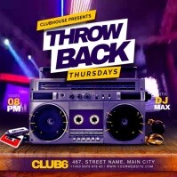 throwback thursdays Instagram Post template