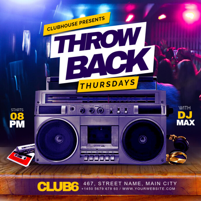 throwback thursdays Template | PosterMyWall