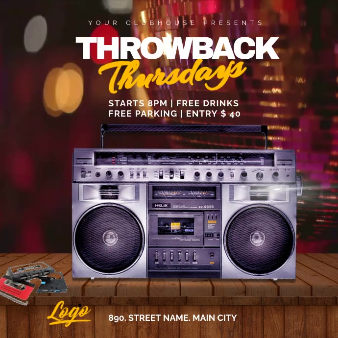 Throwback Thursdays Template | PosterMyWall