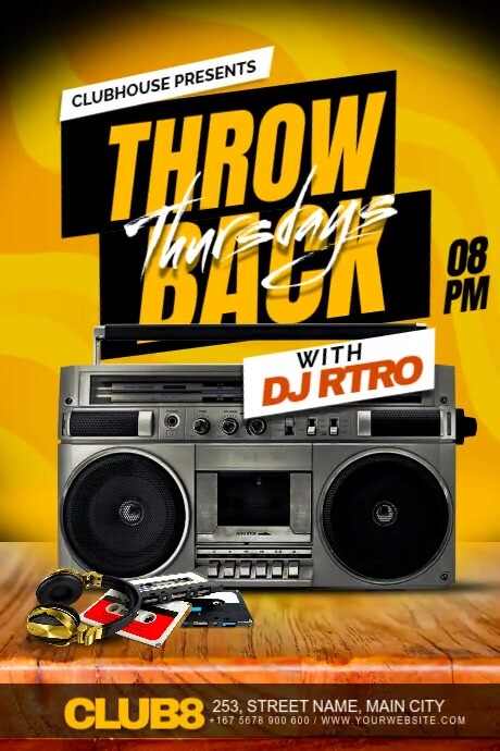 Throwback Thursday Prom throwback thursdays Template | PosterMyWall