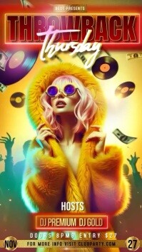 throwback thursdays party template | PosterMyWall