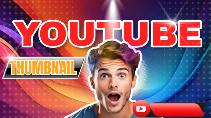 Thumbnail design for social media video template