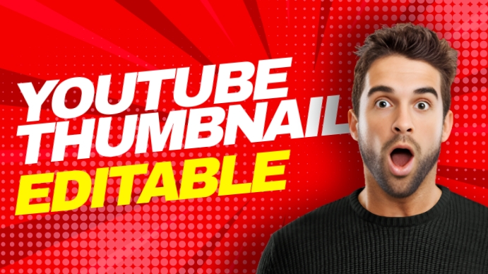 Thumbnail youtube design template
