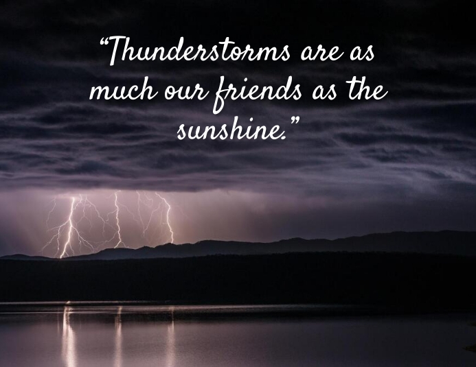 Thunderstorms and sunshine quotes template PosterMyWall