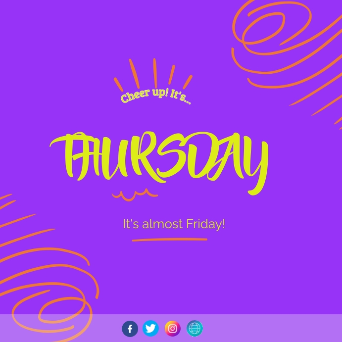 Copy of THURSDAY | PosterMyWall