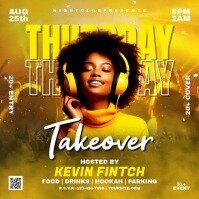 Thursday night party Квадрат (1 : 1) template