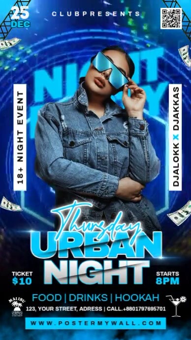 Thursday Night Party Template | PosterMyWall