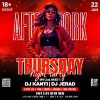 Thursday Night Party Square (1:1) template