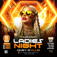 Thursday Night Party Instagram Post Video template