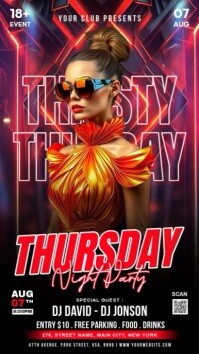 Thursday Night Party Template Instagram-Reel