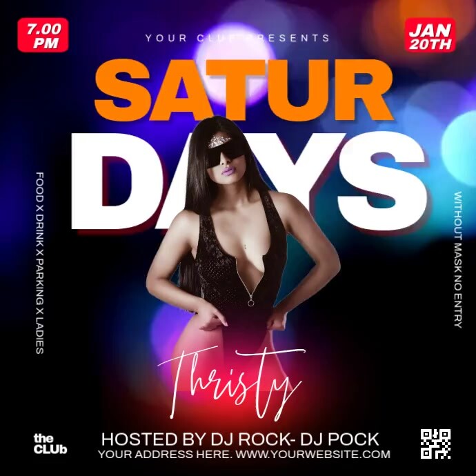 Plantilla de thursday party | PosterMyWall