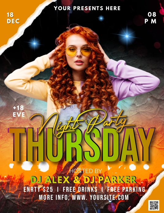 Copy of THURSDAY PARTY | PosterMyWall