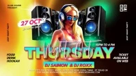 THURSDAY PARTY YouTube-thumbnail template